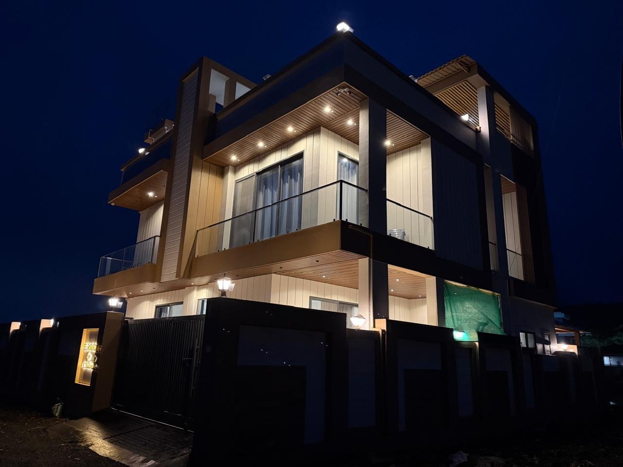 Villa after completion